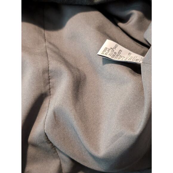 Vintage Talbot's Army Green Button Front Lined Wool Stretch Blazer Womens Sz 16 - Picture 6 of 11